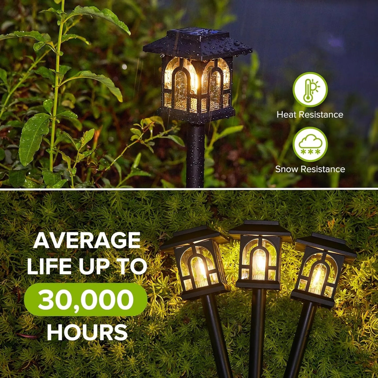 Solar Pathway Lights Outdoor 6/10 Pack Auto On Off
