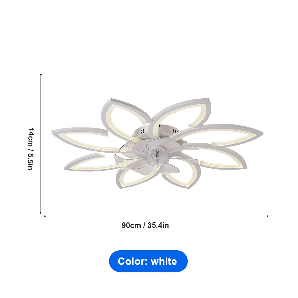 Ceiling Fan Light With Remote LED For Dining And Bedroom