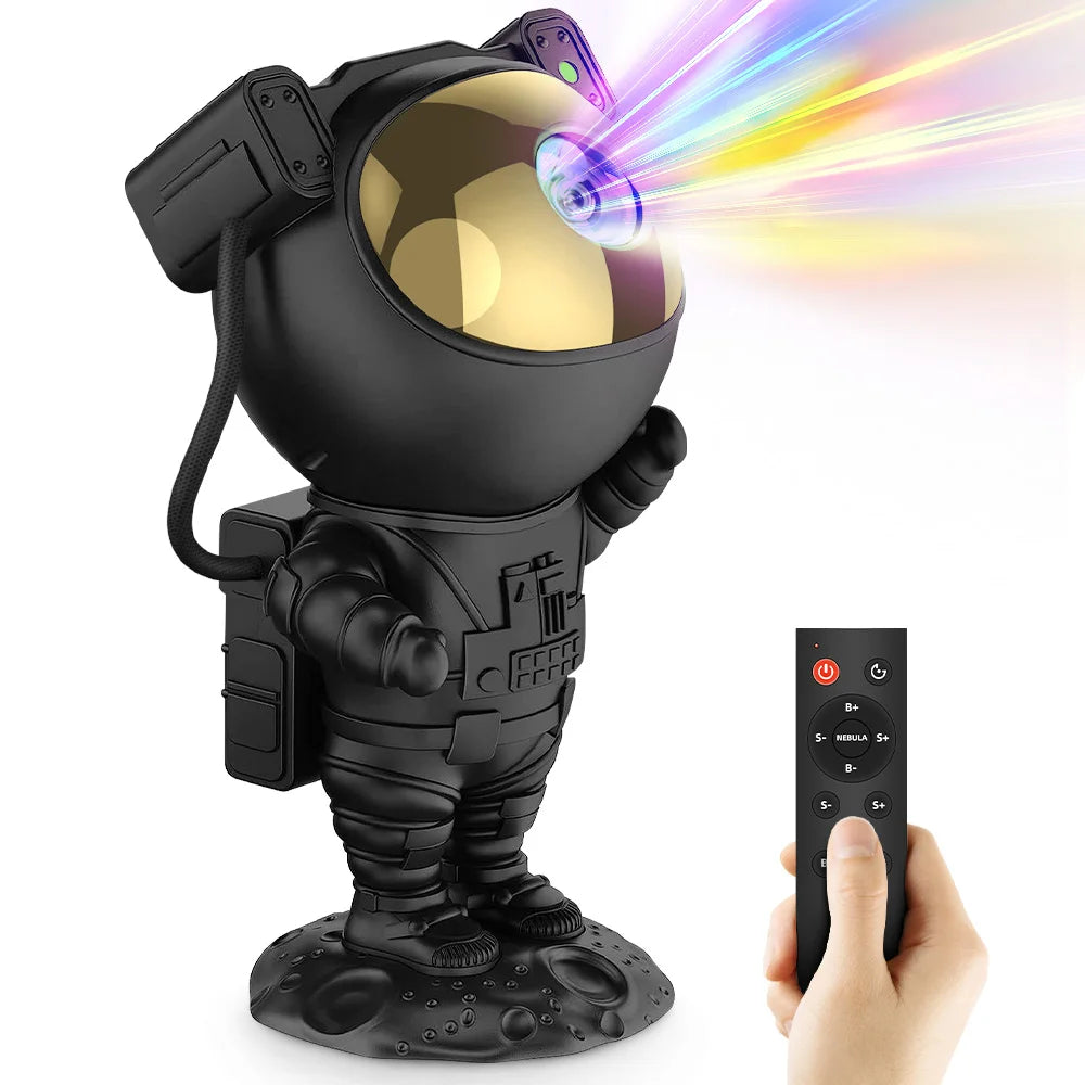 AG AceGamer Astronaut Galaxy Projector Night Light With Remote