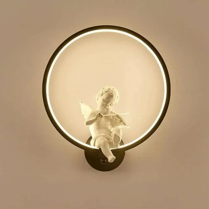 Angel Wall Lamp Led 18W Tricolor Dimming Bedside Nightlight