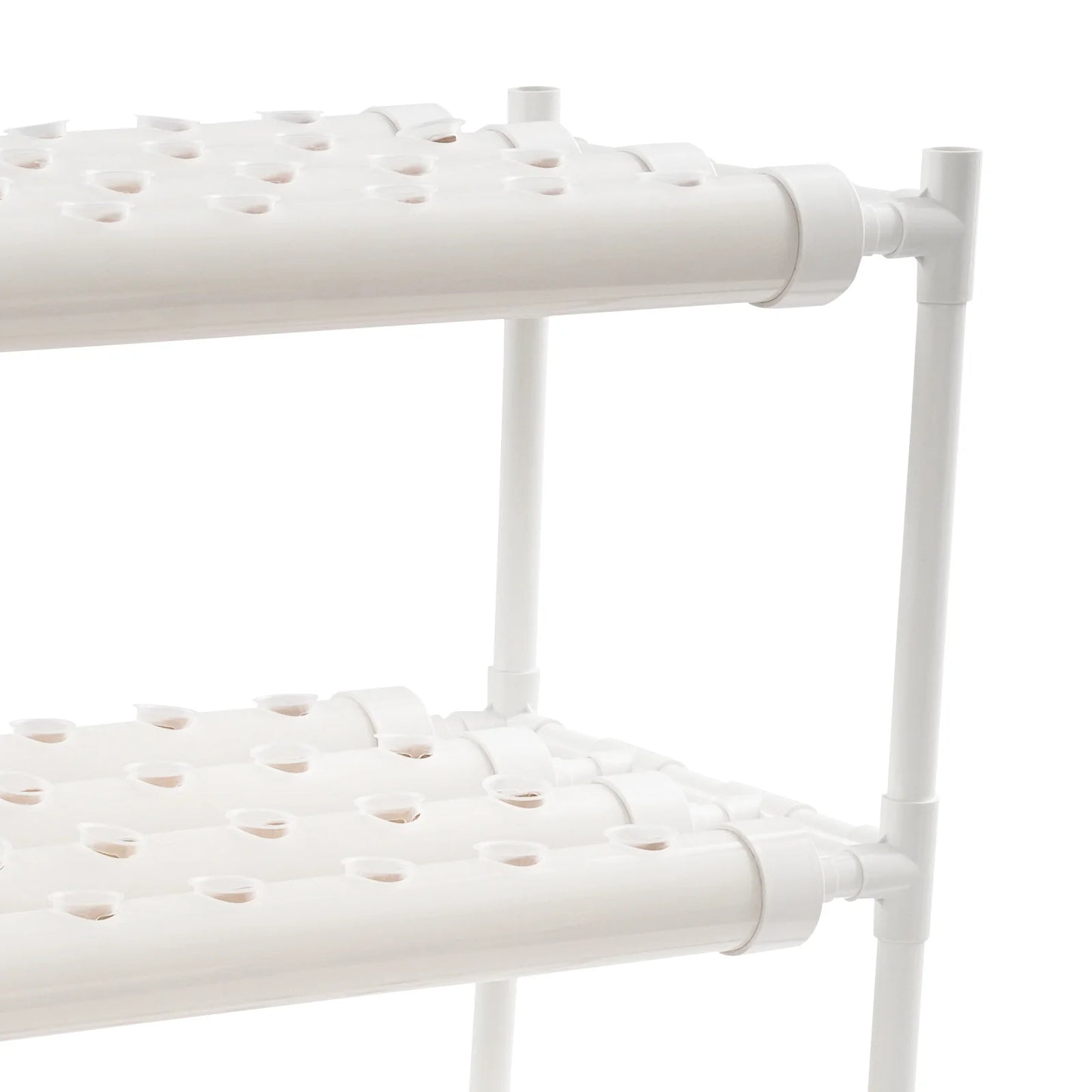 Hign-concerned 3 Tier 108 Hole Vertical Hydroponic Grow Rack