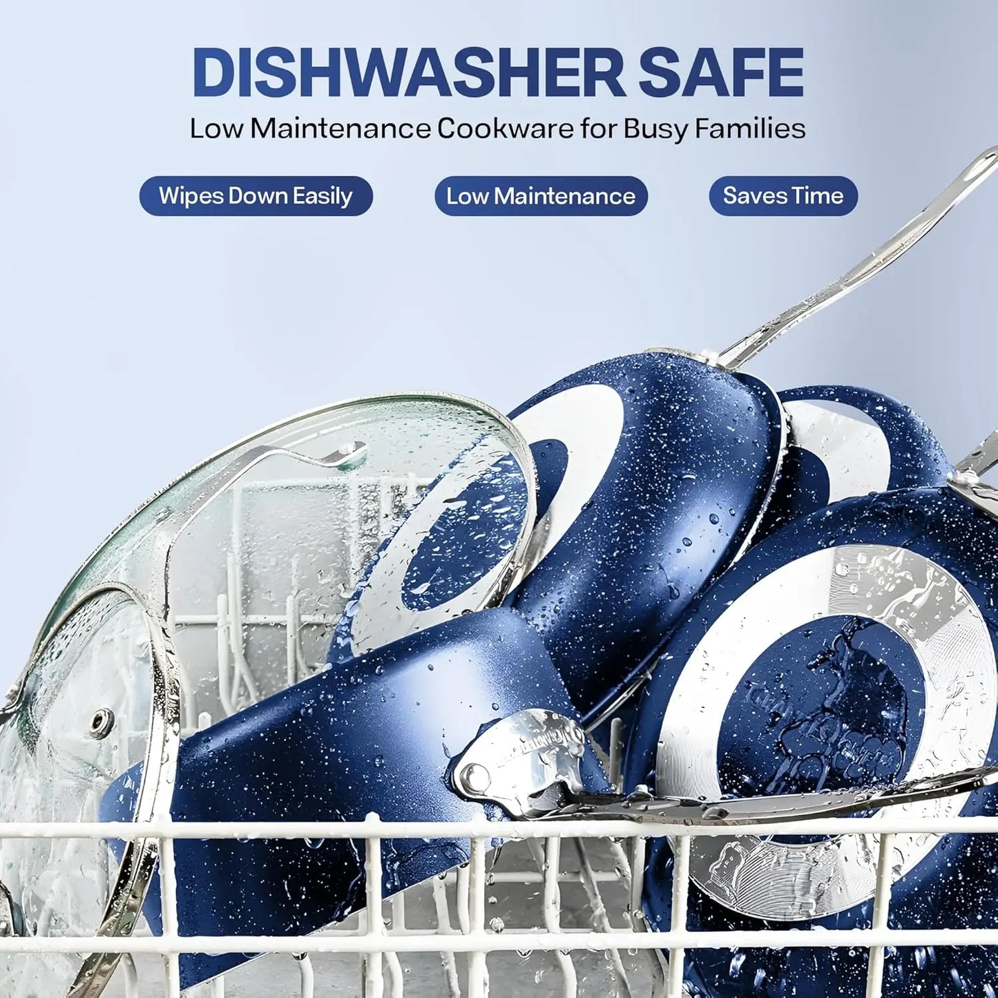 XMSJ True 20 Piece Pots And Pans Set Nonstick Cookware