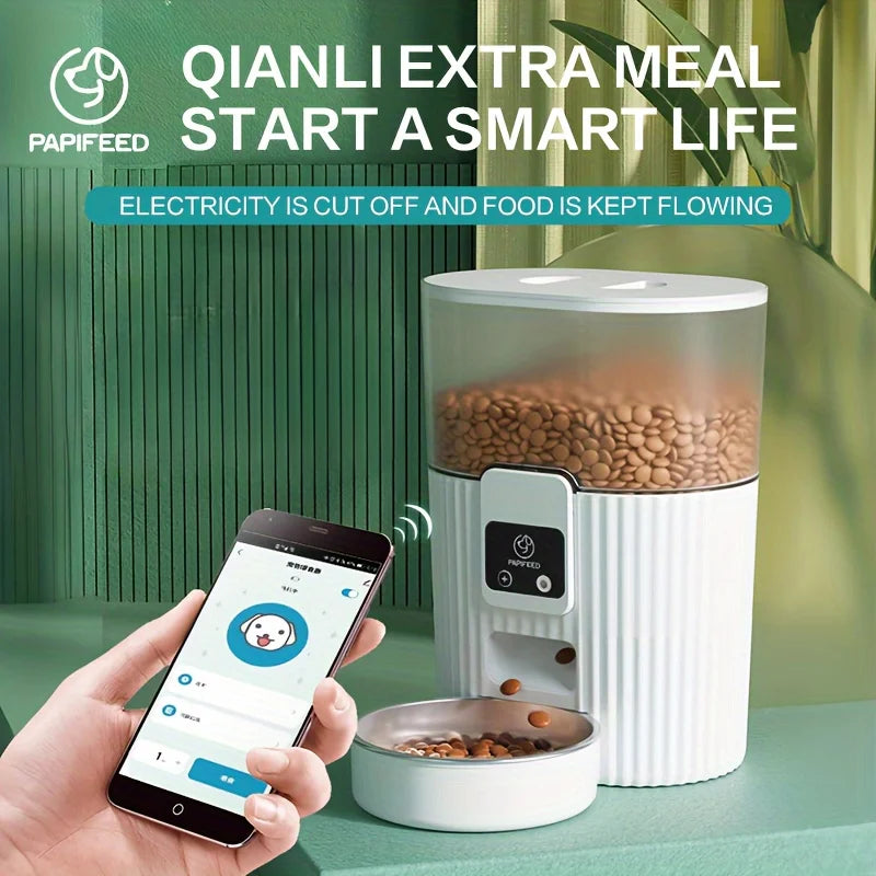 PAPIFEED Smart Cat and Dog Automatic Feeder with WiFi Control