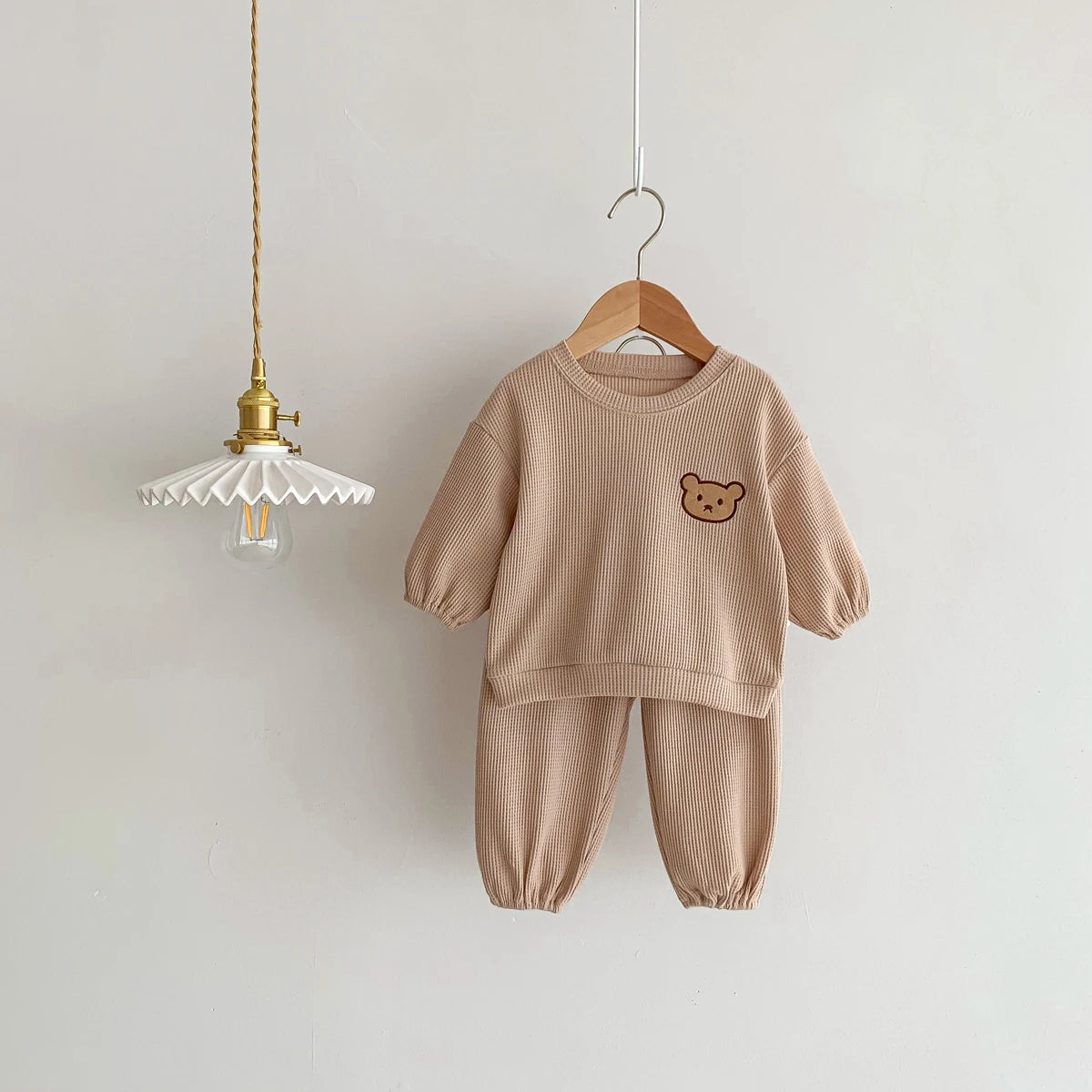 Autumn Baby Set Cartoon Bear Pullover Sweater 0 To 2 Years