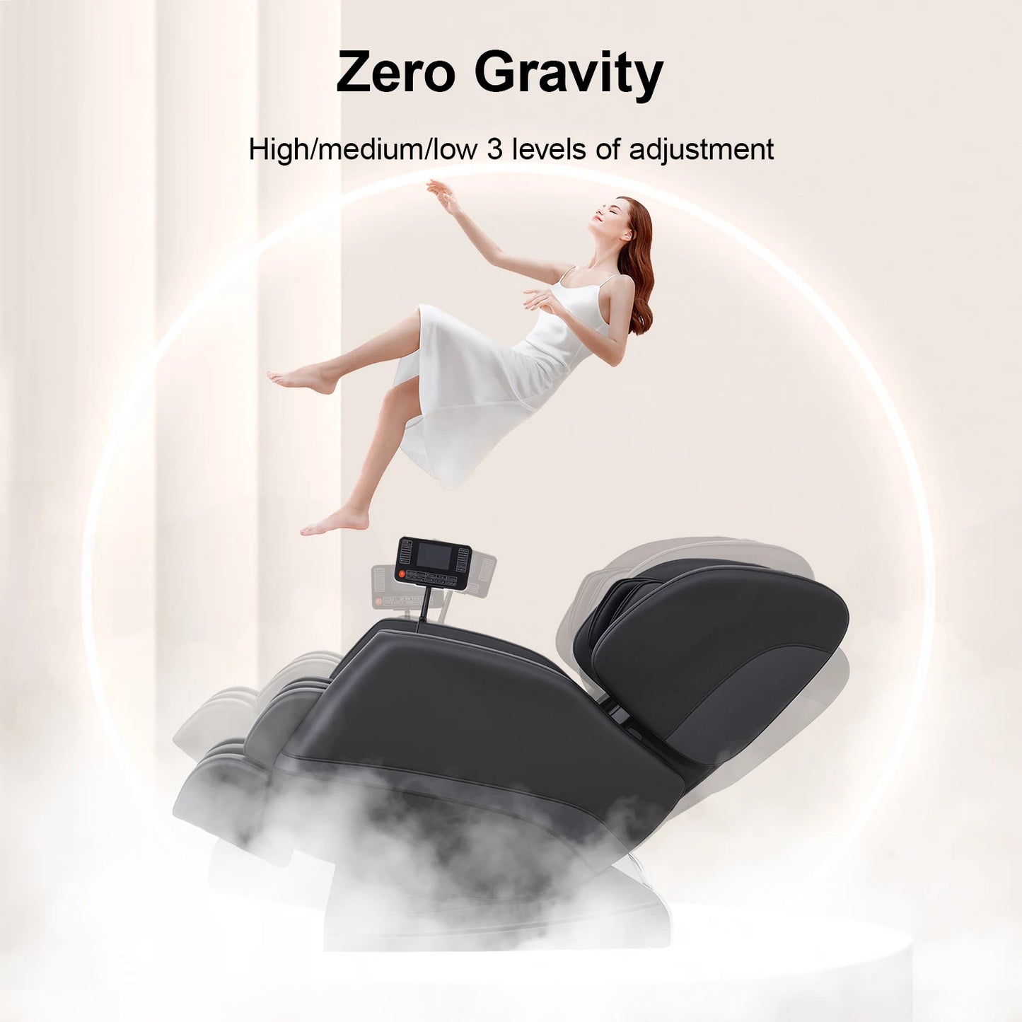 IOWNREALU Zero Gravity Full Body Massage Chair With Foot Massage And Touchscreen