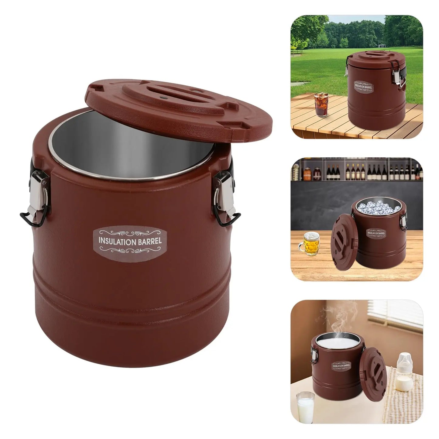 Feature Insulated Soup Container For Hot And Cold Food Catering