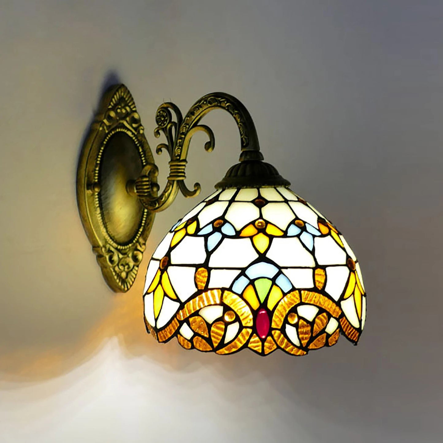 Vintage Dome Wall Lamp Indoor Handcrafted For Living Room Staircase Bedroom