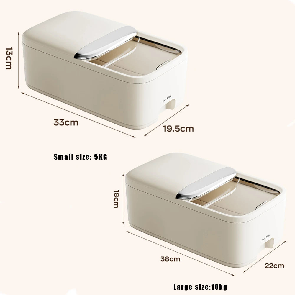 High Concerned Rice Storage Box With Moisture Proof Lid