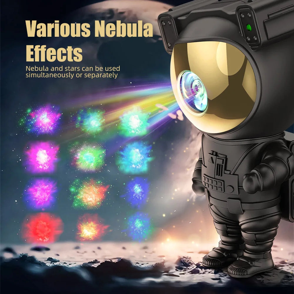 AG AceGamer Astronaut Galaxy Projector Night Light With Remote