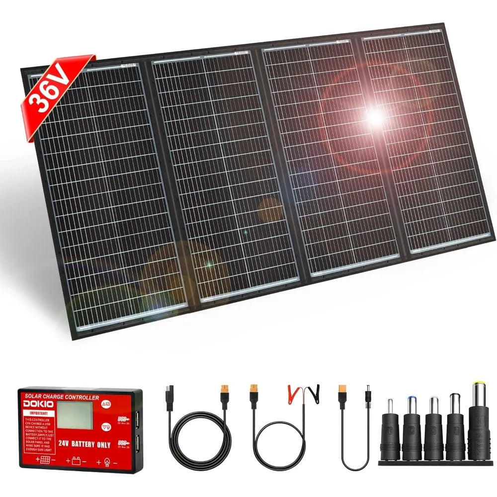 300W Folding Solar Panel Kit For 24V Power Stations