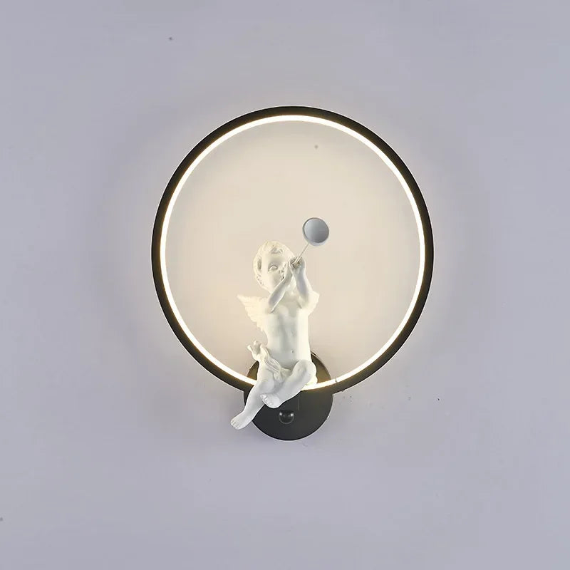 Angel Wall Lamp Led 18W Tricolor Dimming Bedside Nightlight
