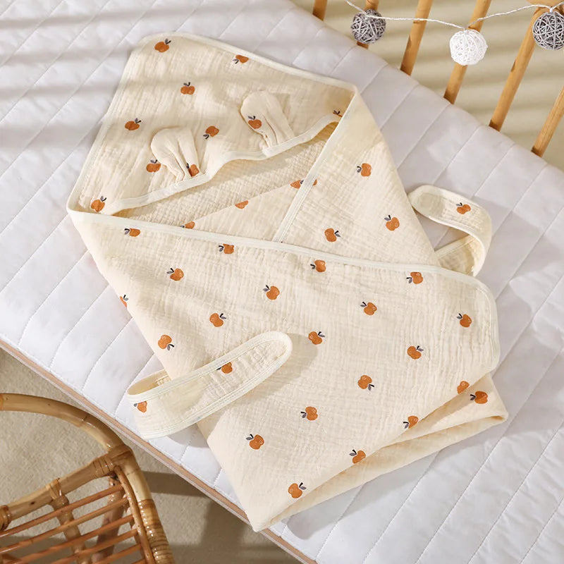 Pure Cotton Baby Swaddling Blanket for Newborns 0-1 Year