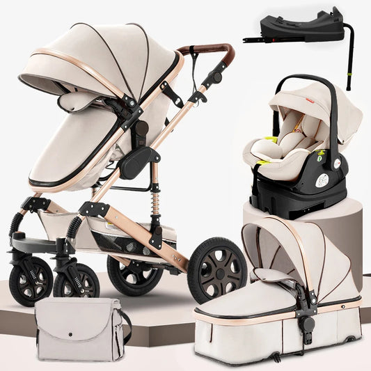 3 In 1 Baby Stroller Travel System With Isofix Base
