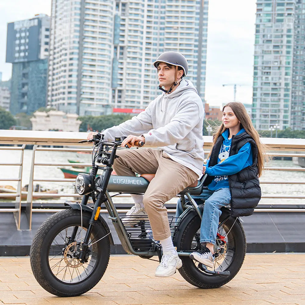 Coswheel CT20 1500W Fat Tire Ebike Mountain Bike 48V 25Ah