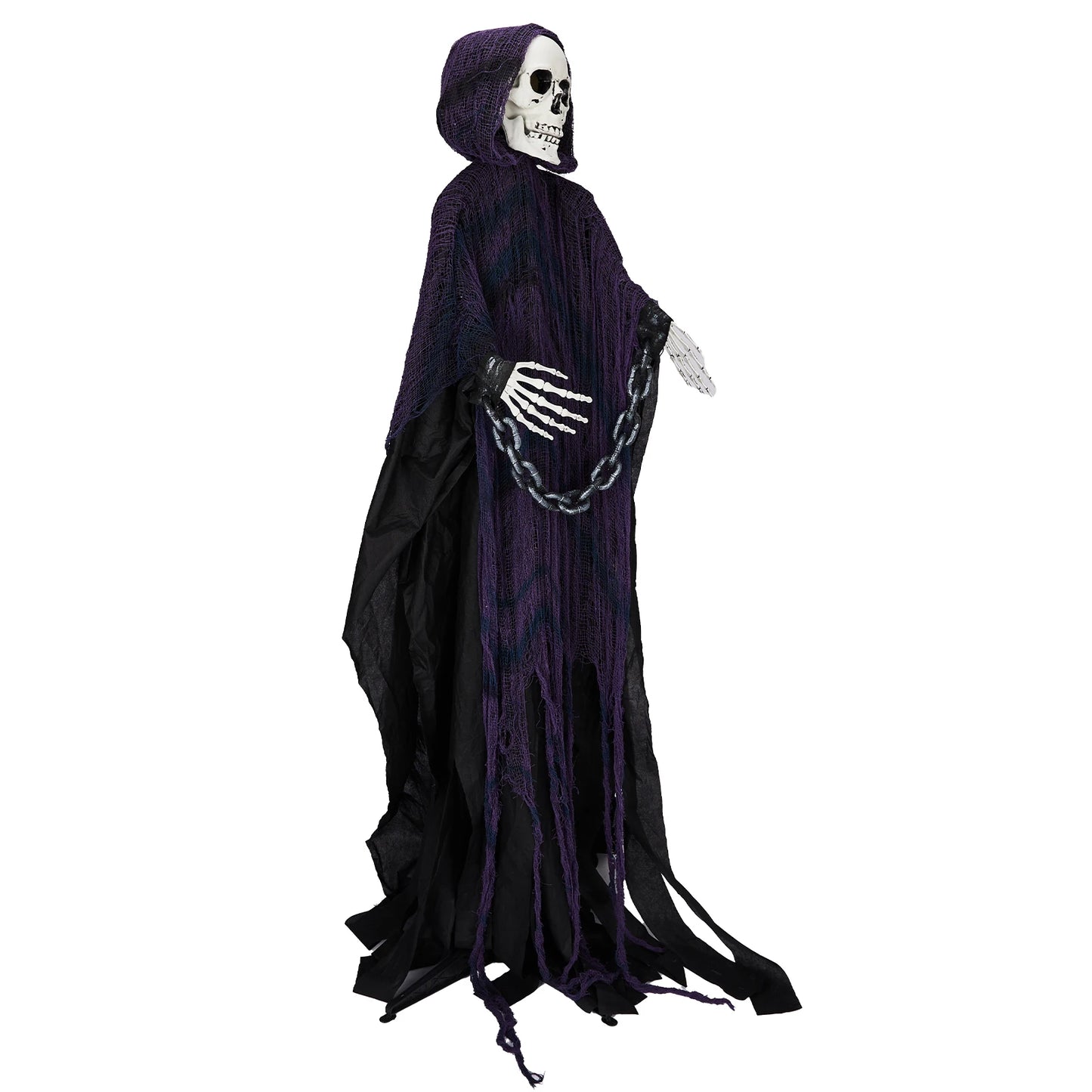 6ft Life Size Grim Reaper Animatronic Outdoor Decor Sound