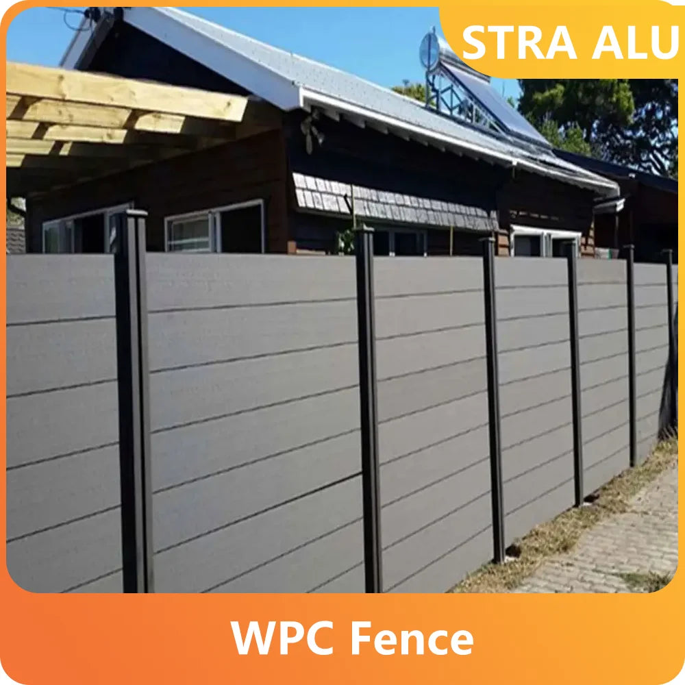WPC Fencing IP65 Waterproof And UV Resistant Aluminum Privacy Fence