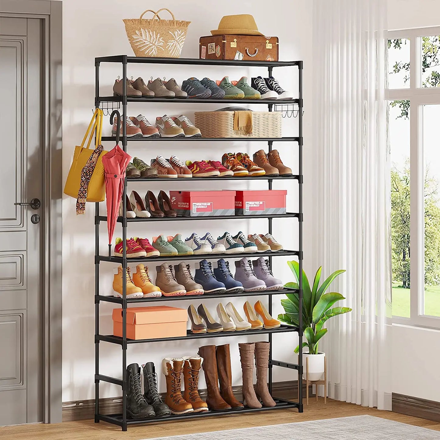 Tribesigns Large Capacity Multi Layer Shoe Rack 50 Pairs