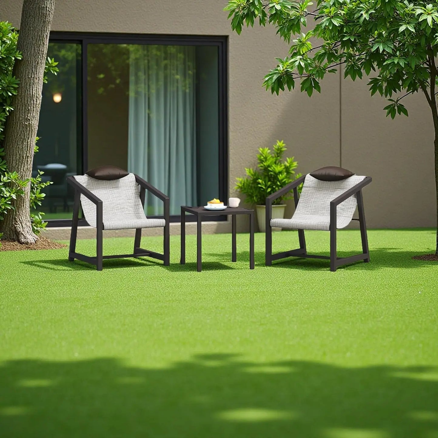 5-Piece All-Weather Outdoor Wicker Furniture Set