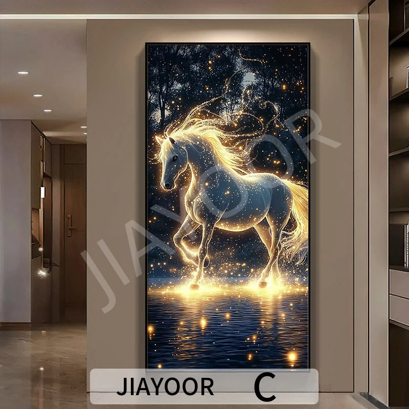 New Horse LED Wall Lamps For Corridor Foyer And Living Room