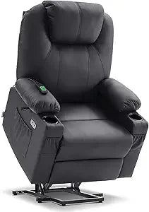 Dual Motor Lift Recliner Chair Lay Flat Massage And Heat