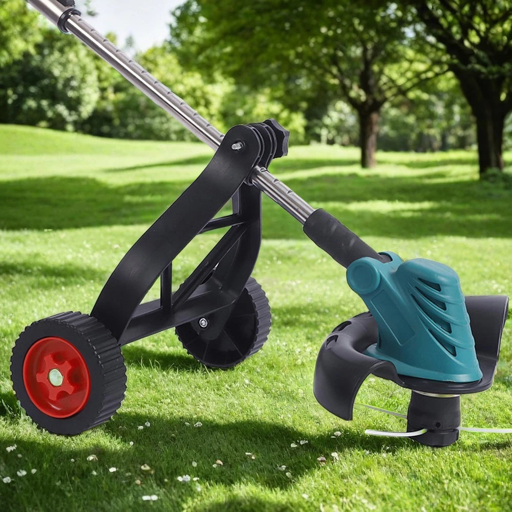 Universal Adjustable Lawn Mower Support Wheel Attachment