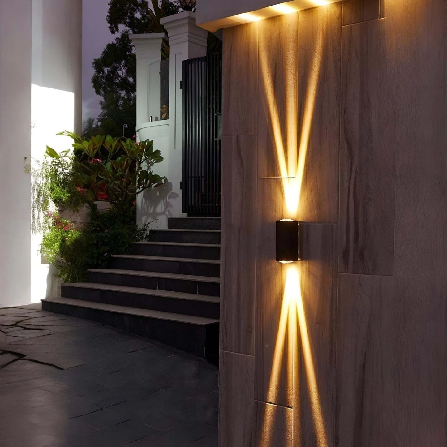 LED Up And Down Wall Lamp Alum Anti Rust Outdoor 10W 3000K