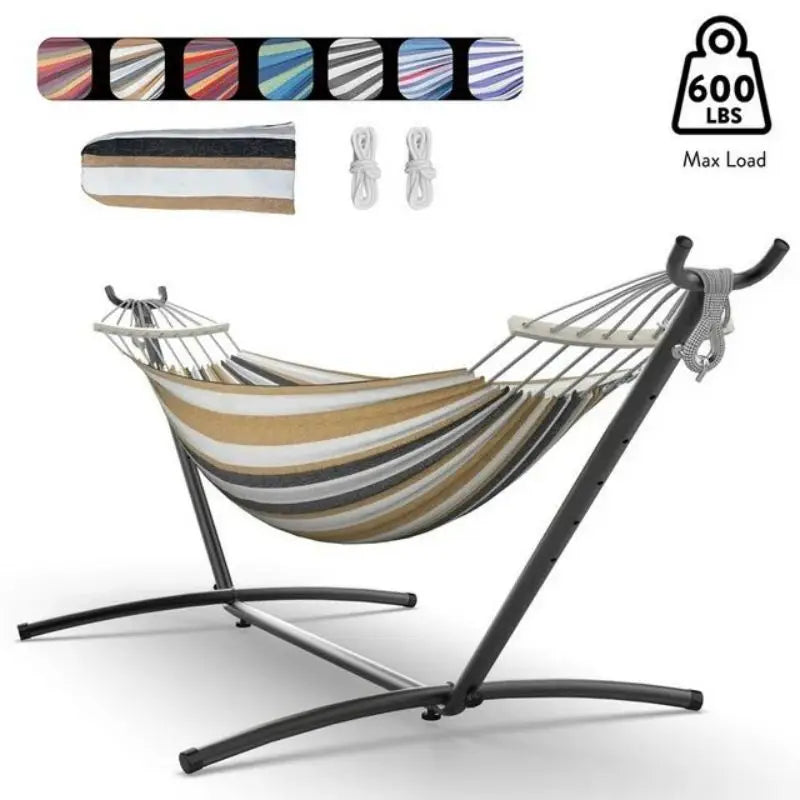Gyroor Adjustable Stand Hammock 600lb Capacity Outdoor Bed With Storage