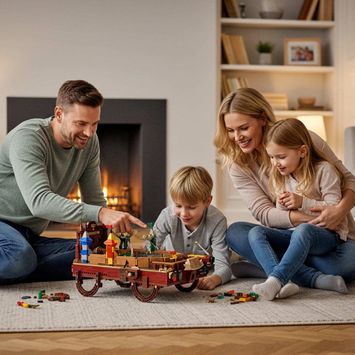 Barweer Pinball Machine Building Blocks With Motor Toy Gift