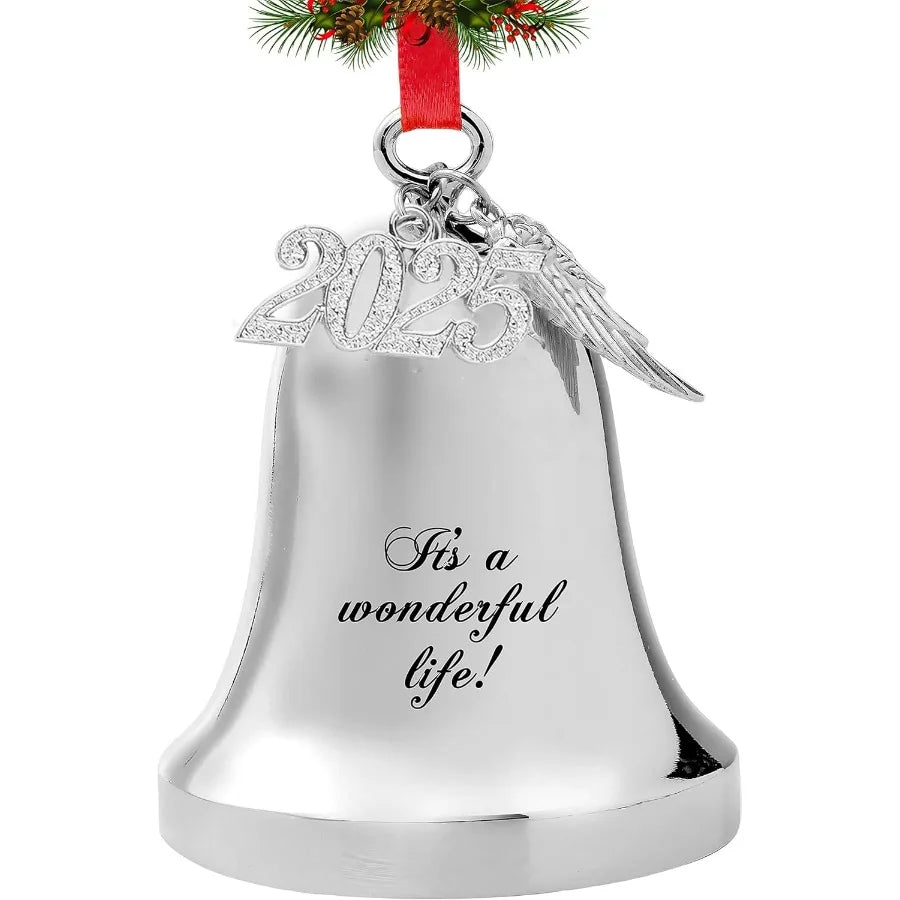 Juppe 2025 Silver Engraved Its A Wonderful Life Ornaments