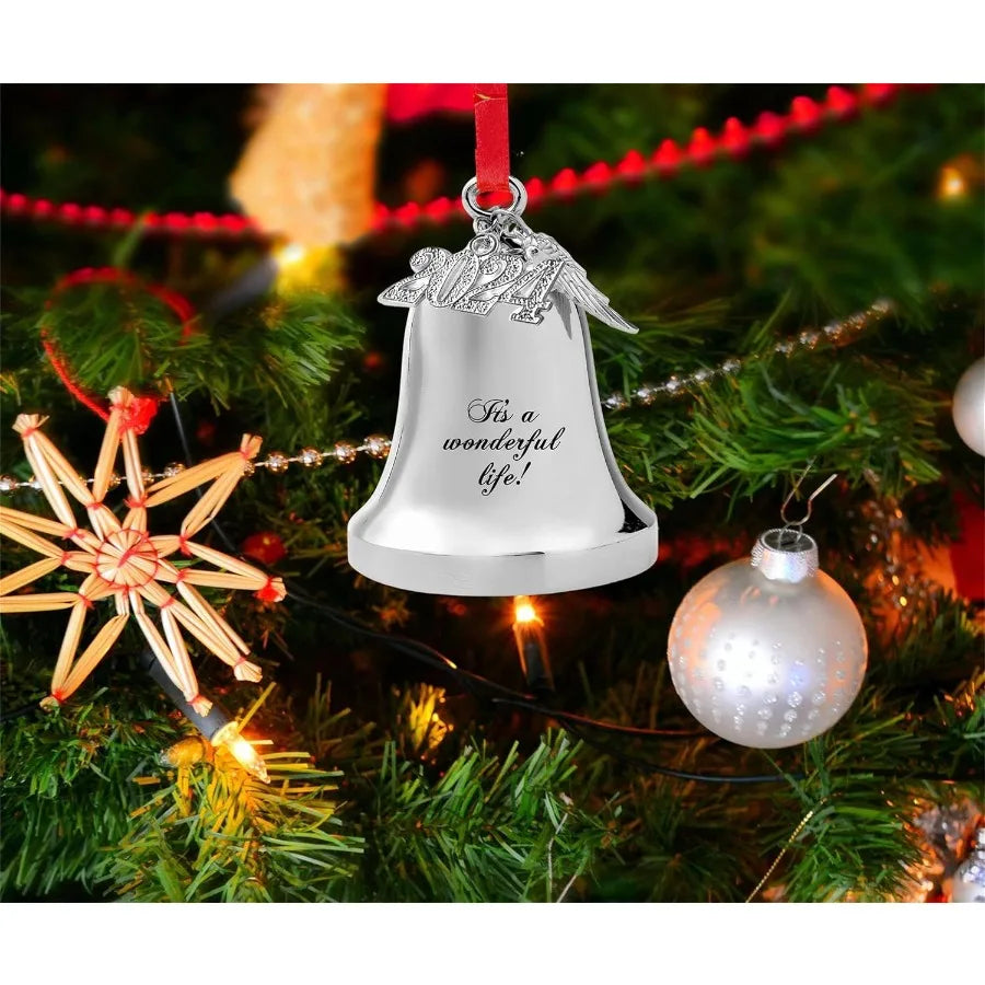 Juppe 2025 Silver Engraved Its A Wonderful Life Ornaments