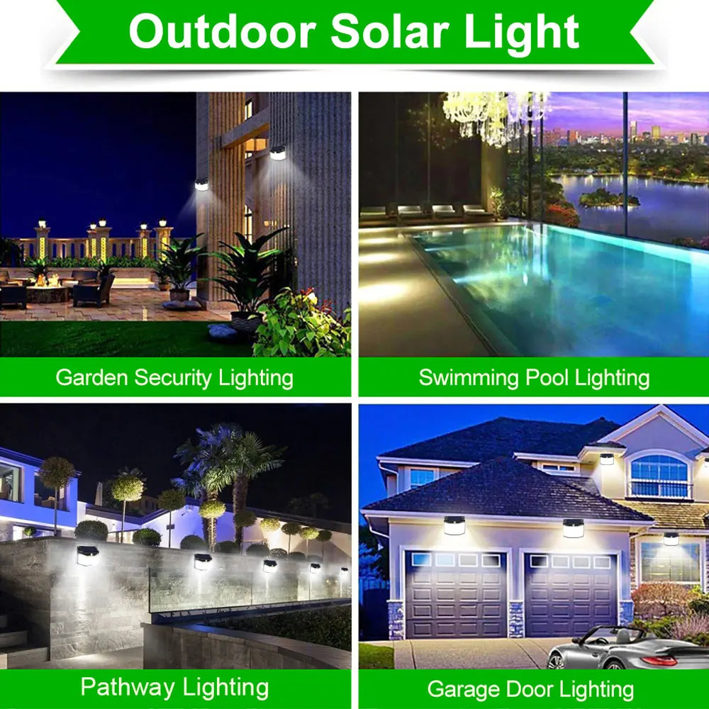 576 LED Solar Motion Sensor Flood Light For Outdoors