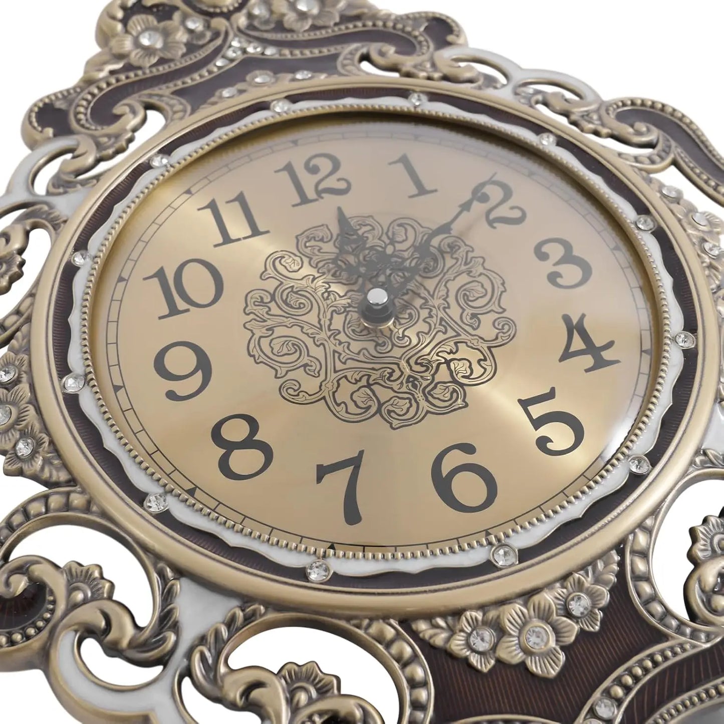 Retro Decorative Wall Clock With Pendulum European Style