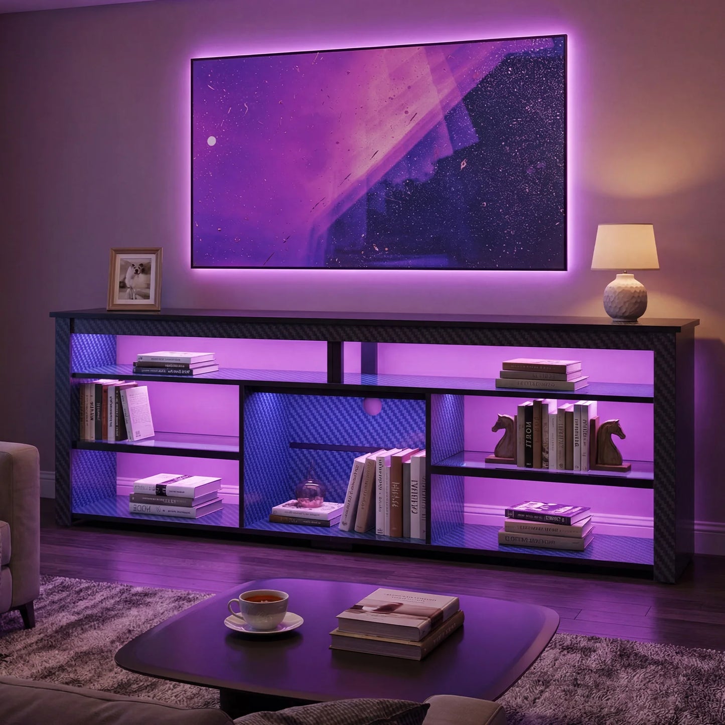 NOST And HOST LED TV Stand With Storage