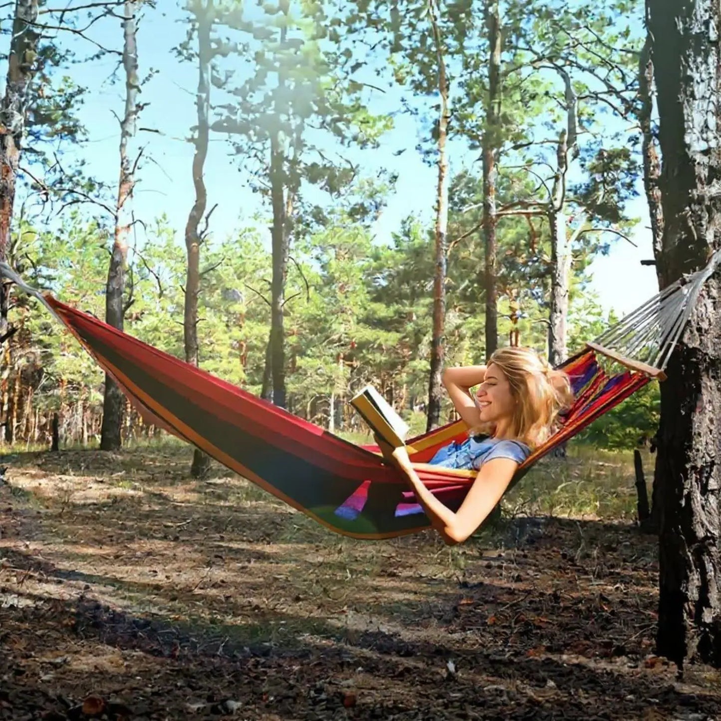 Gyroor Adjustable Stand Hammock 600lb Capacity Outdoor Bed With Storage