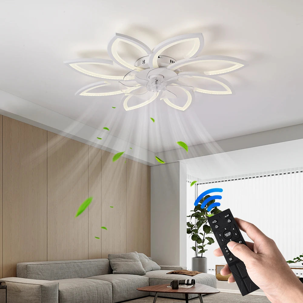 Ceiling Fan Light With Remote LED For Dining And Bedroom