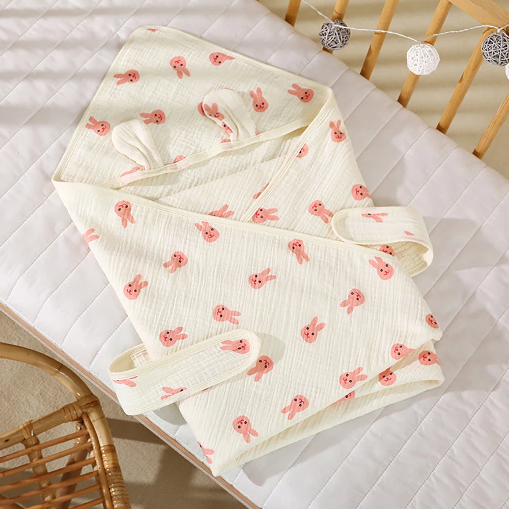 Pure Cotton Baby Swaddling Blanket for Newborns 0-1 Year