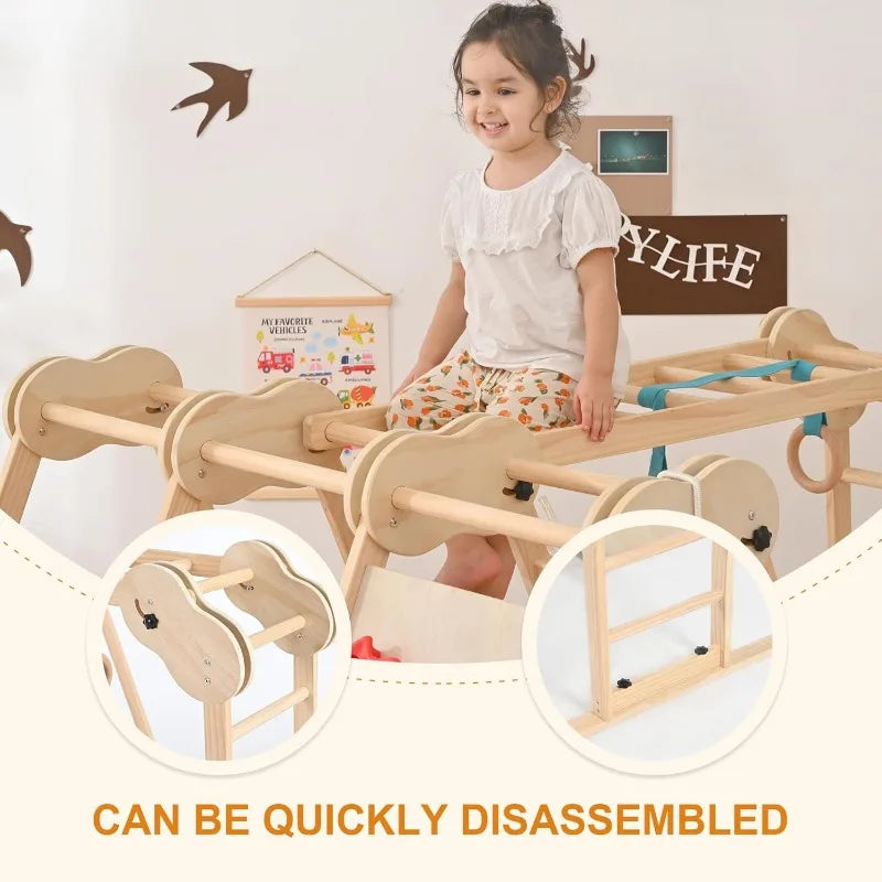 Indoor Playground Jungle Gym for Kids Ages 1 to 6