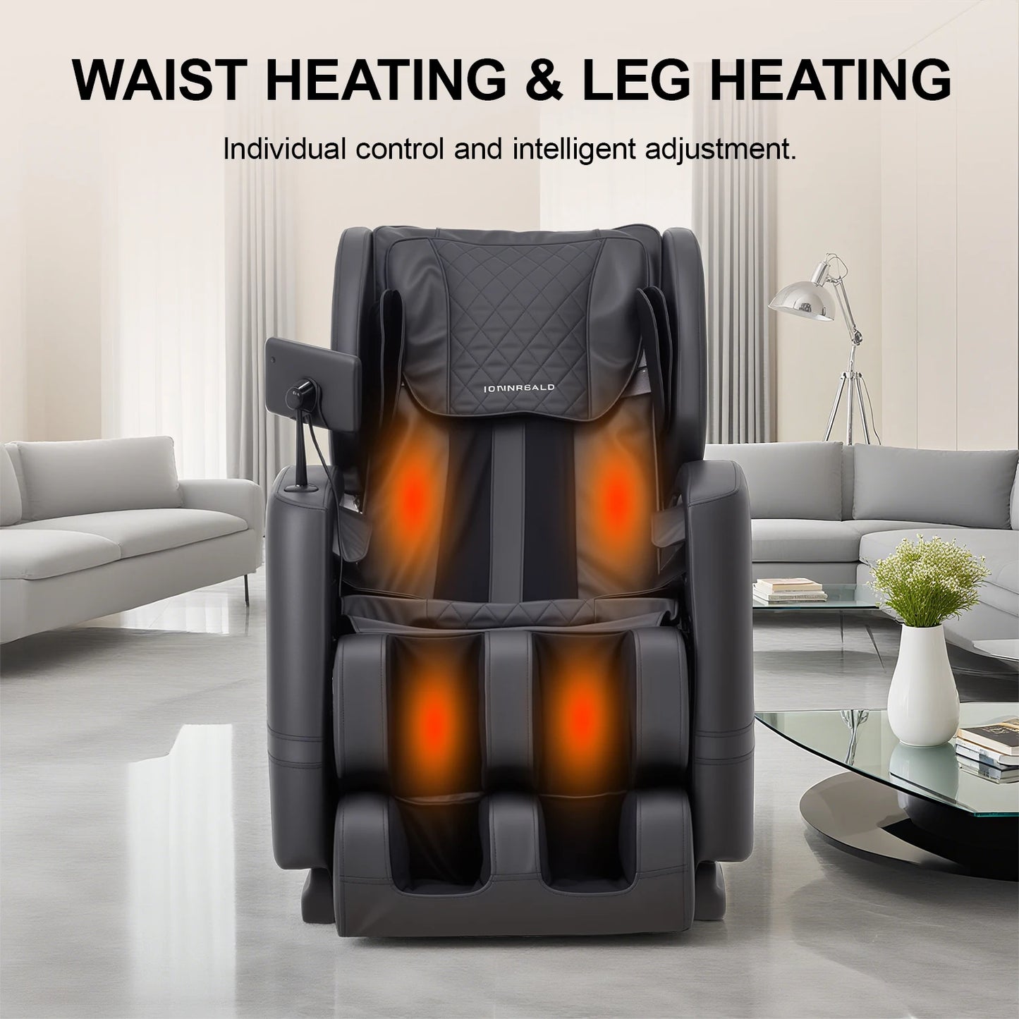 IOWNREALU Zero Gravity Full Body Massage Chair With Foot Massage And Touchscreen