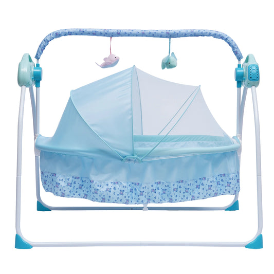 Electric Baby Cradle Auto Swing Rocker Bluetooth Music