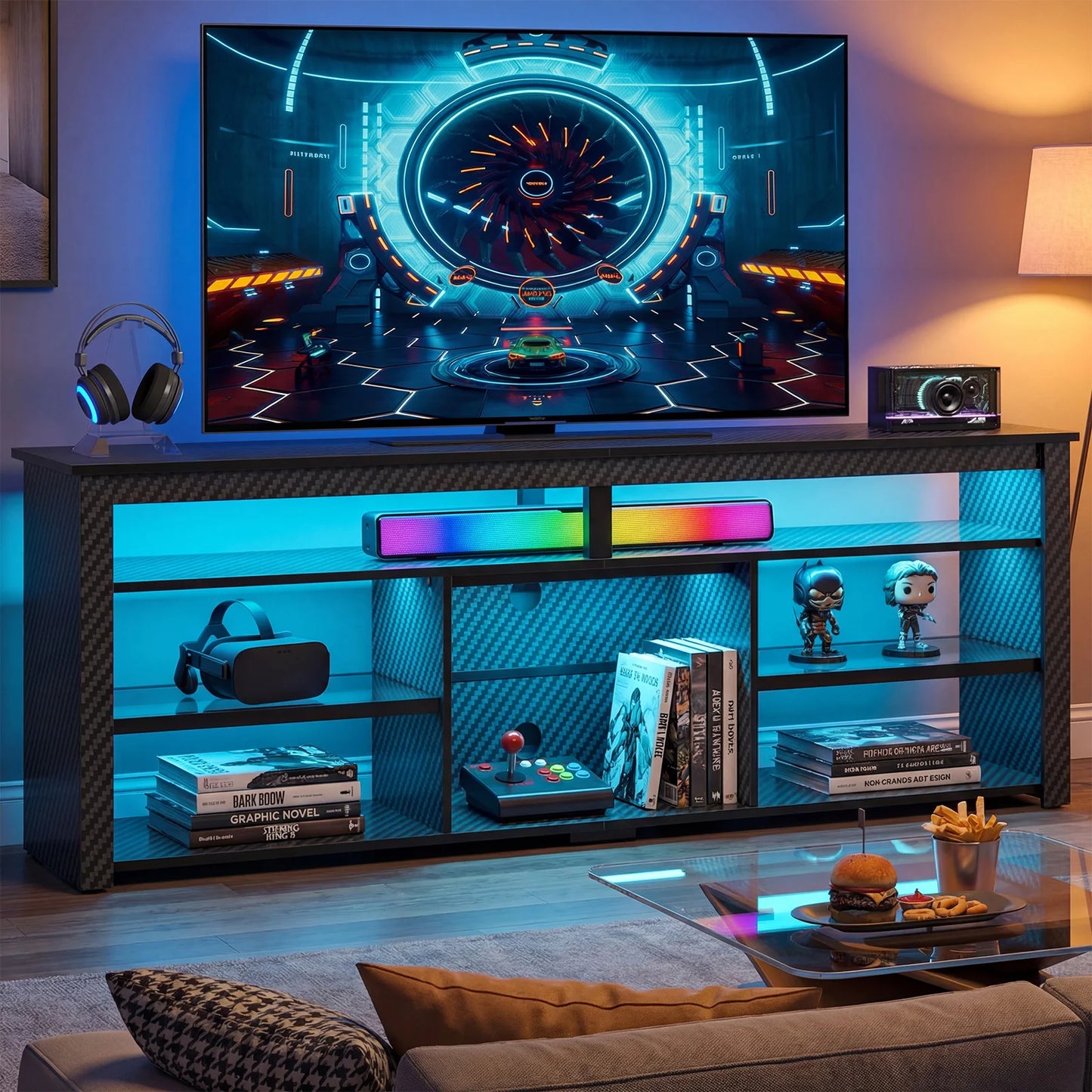 NOST And HOST LED TV Stand With Storage