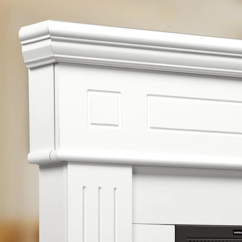 XMSJ Corner Electric Fireplace With Mantel And Remote Control