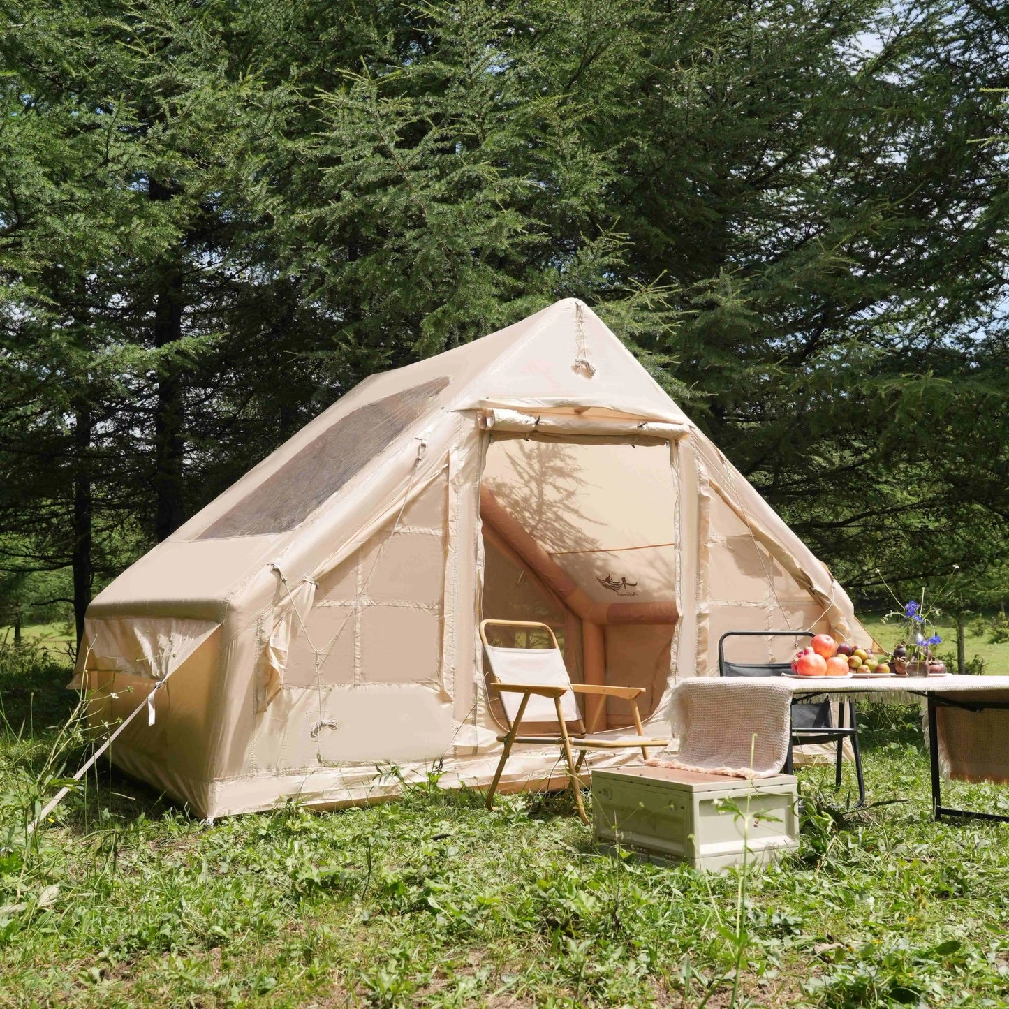 Pakicetus Inflatable Tent With Skylight Quick Setup Pump
