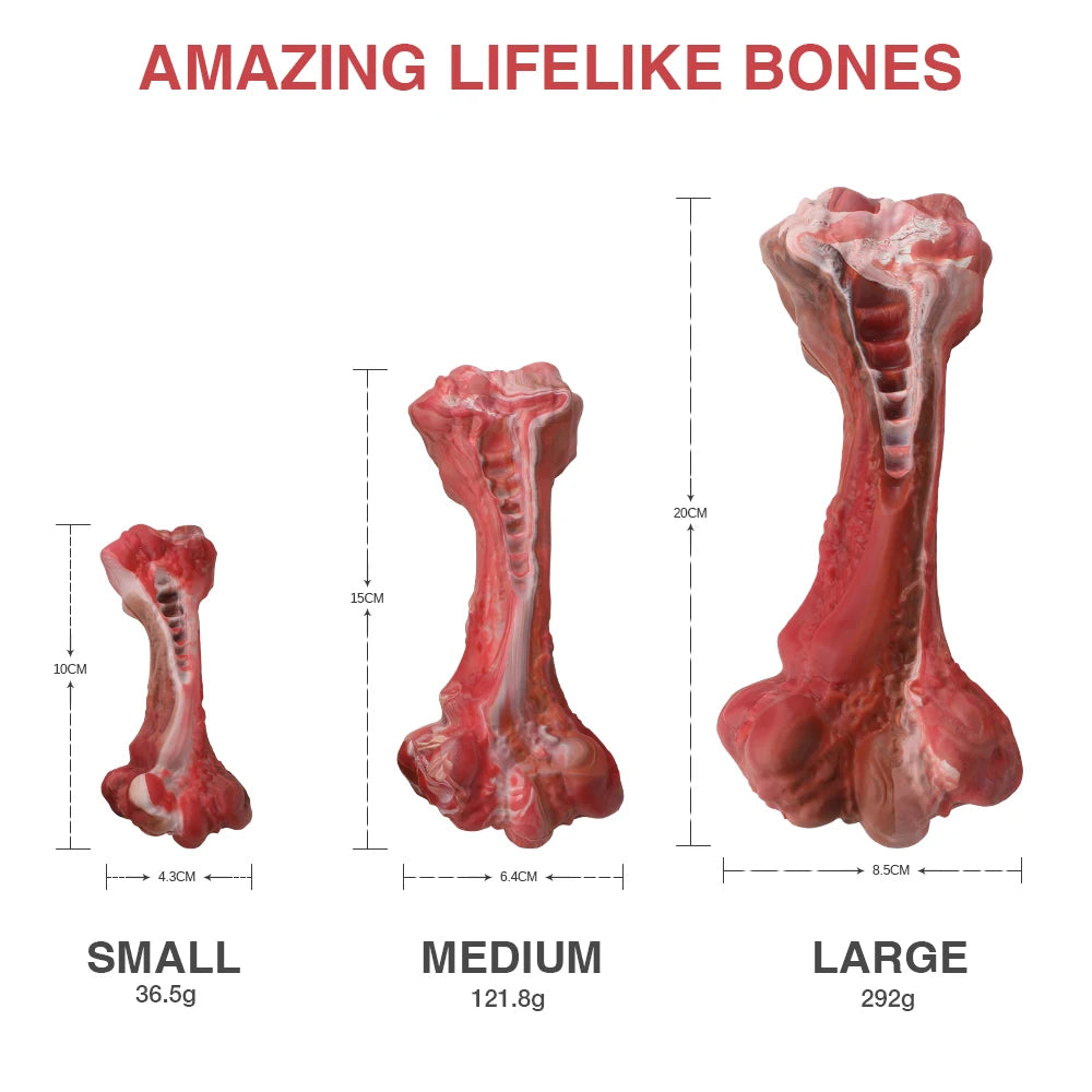MASBRILL Indestructible Dog Bone Toy for Aggressive Chewers