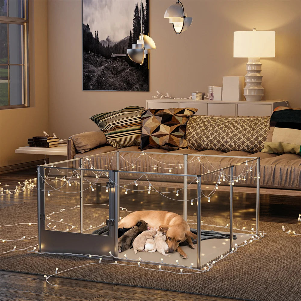 Extra Large Dog Playpen Acrylic Enclosure for Pets