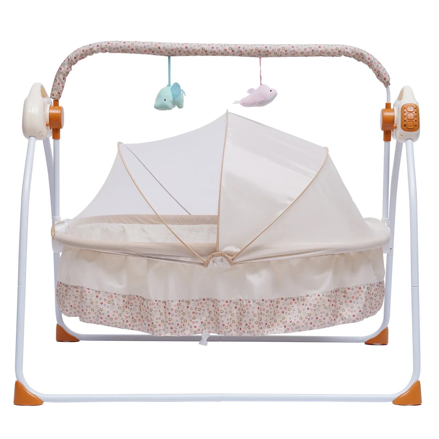 Baby Cradle Swing Bed With Auto Rocking Soothing Music