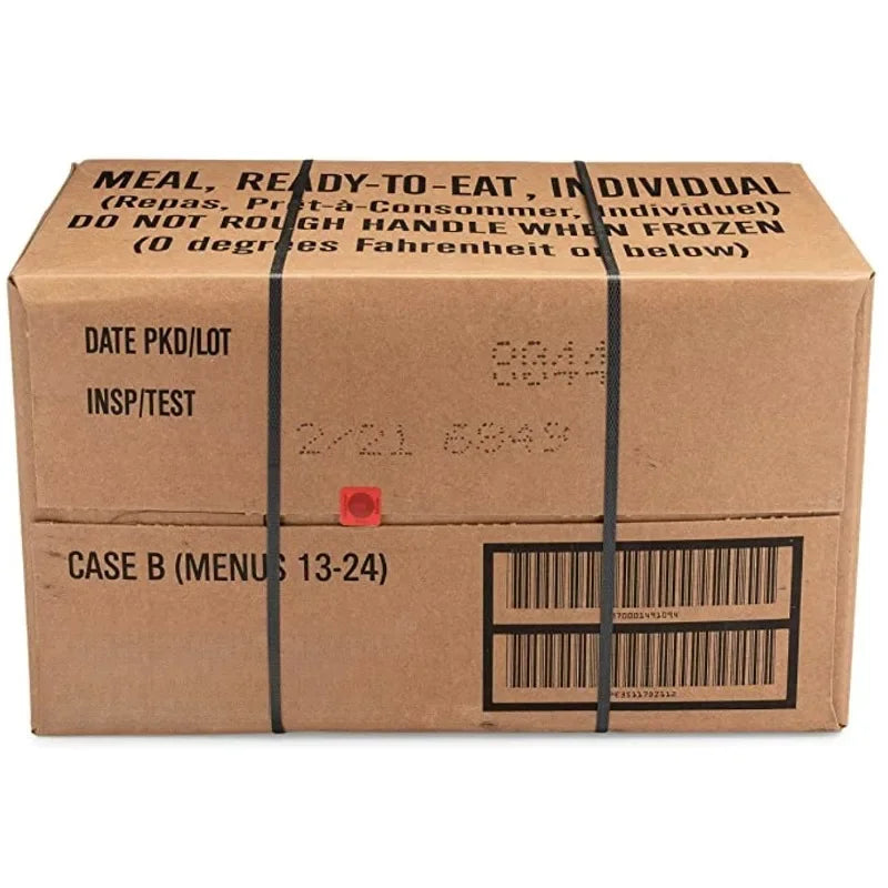 US 24ct MRE Case Bundle 2021 A B Menus Ready To Eat