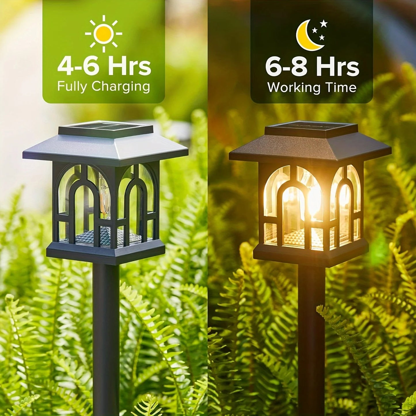 Solar Pathway Lights Outdoor 6/10 Pack Auto On Off