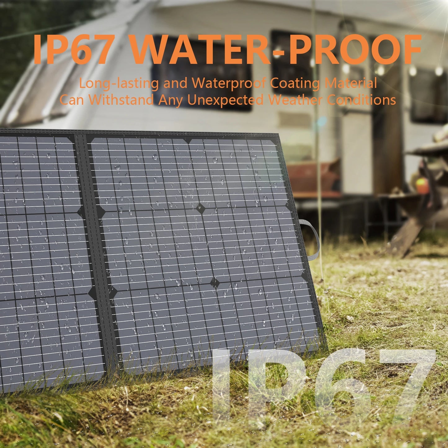 MHPOWOS 220W Foldable Solar Panel Kit For Jackery Bluetti EcoFlow Power Stations
