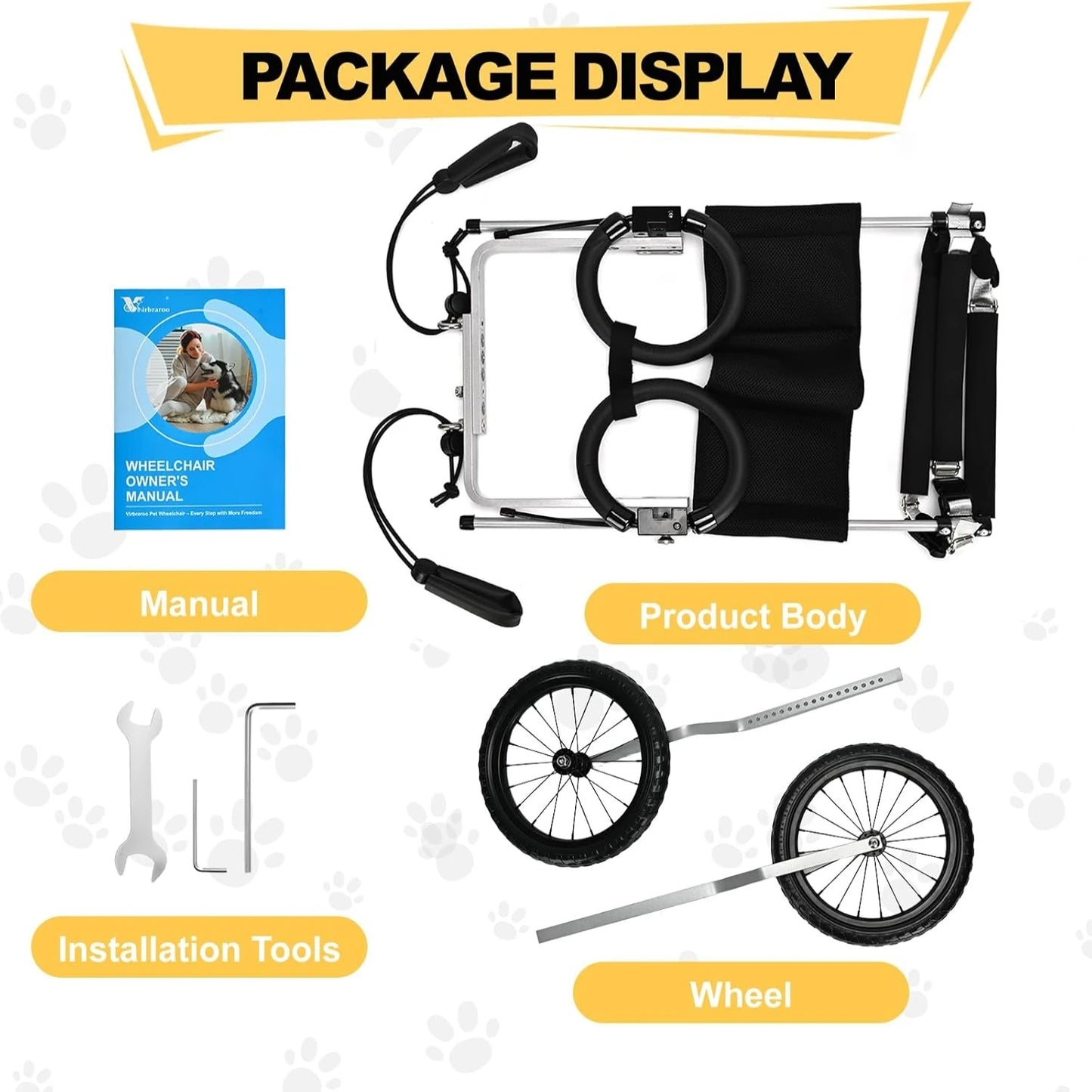 All Terrain Dog Wheelchair For Back Legs Medium To Large