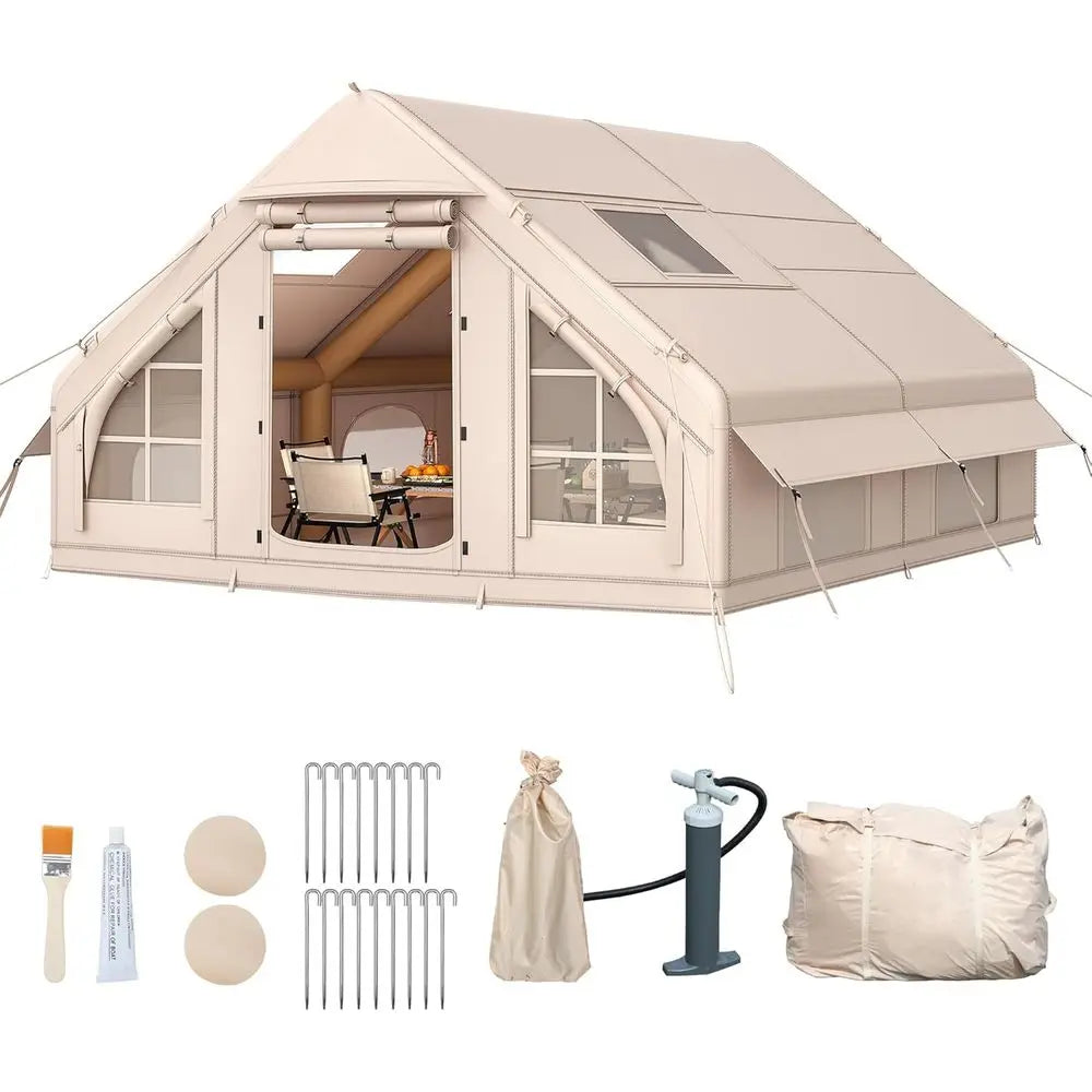 Waterproof Camping Tent With Pump For Glamping And Outdoor